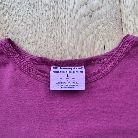 CHAMPION PINK CORAL PINK T-Shirt - L - Picture 6 of 11